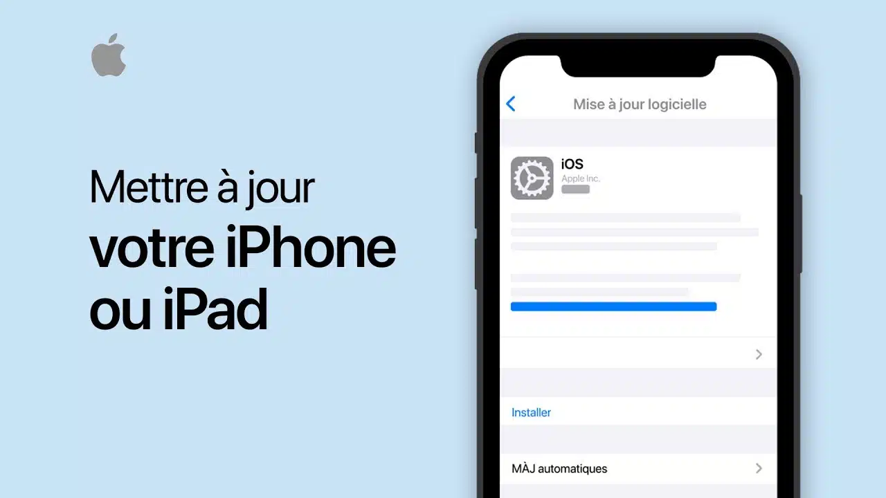 mise à jour iOS 13 